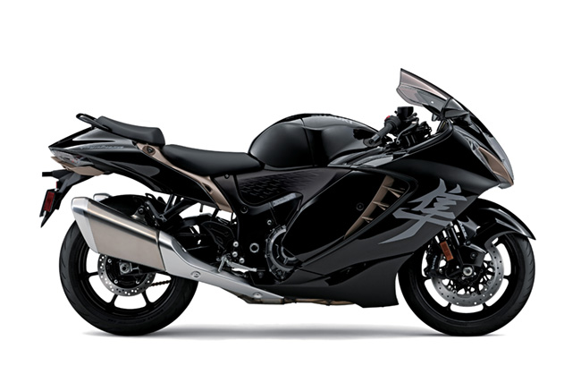 Suzuki Hayabusa in Glass Sparkle Black/Metallic Mat Titanium Silver